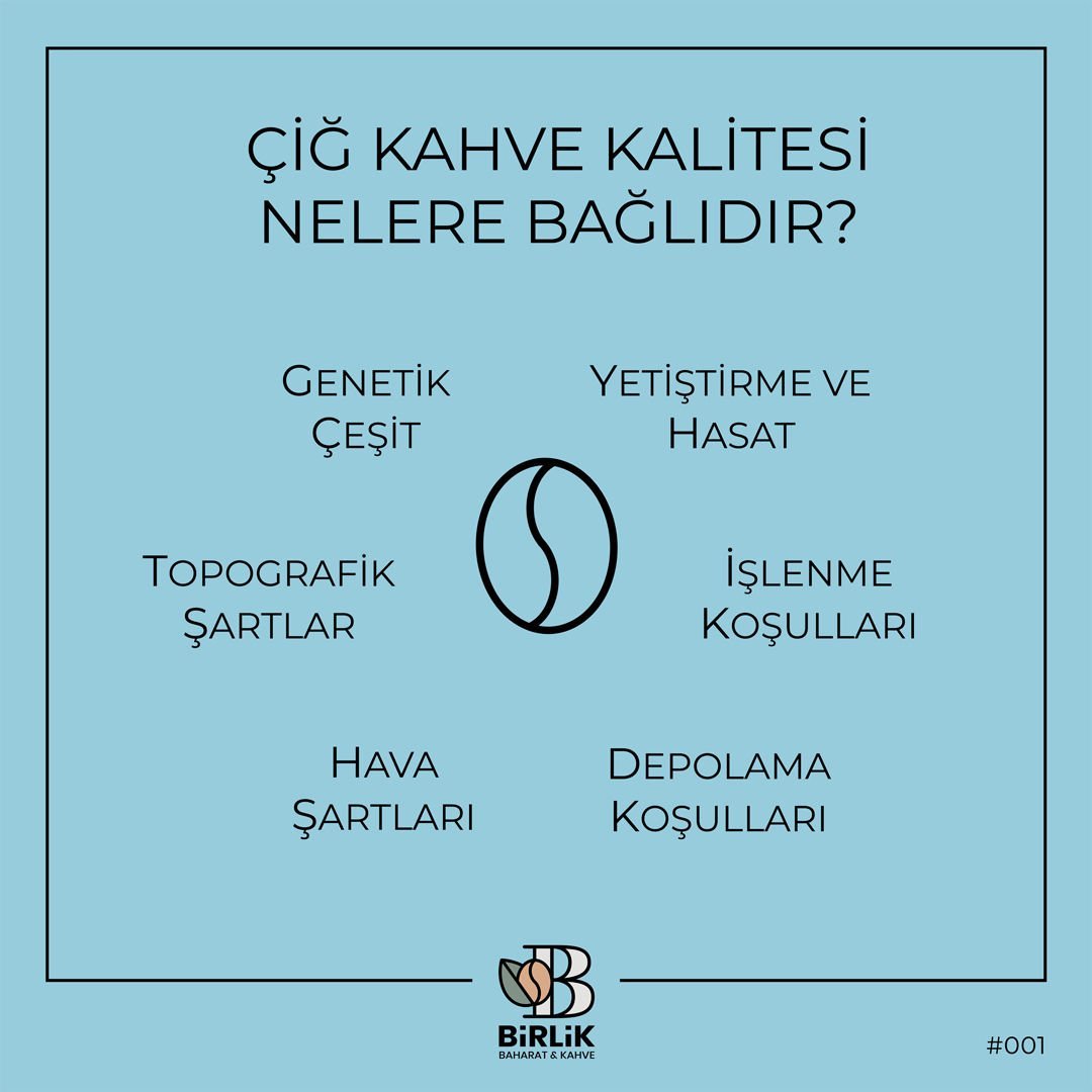 Çiğ Kahve Kalitesi Nelere Bağlıdır?